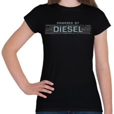 PRINTFASHION Diesel - Női póló - Fekete női póló