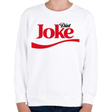 PRINTFASHION Diet joke coke - diétás kóla - Gyerek pulóver - Fehér gyerek pulóver, kardigán