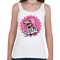 PRINTFASHION Dínó Barbie - Női atléta - Fehér