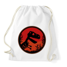 PRINTFASHION Dínó csontváz - Sportzsák, Tornazsák - Fehér tornazsák