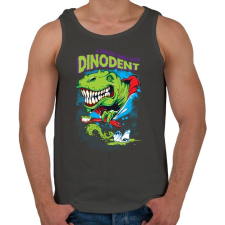 PRINTFASHION Dínófog - Férfi atléta - Sötétszürke atléta, trikó