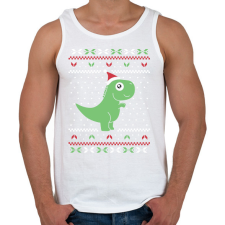 PRINTFASHION Dínós csúnya pulcsi - Férfi atléta - Fehér atléta, trikó