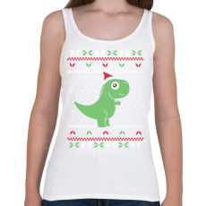 PRINTFASHION Dínós csúnya pulcsi - Női atléta - Fehér