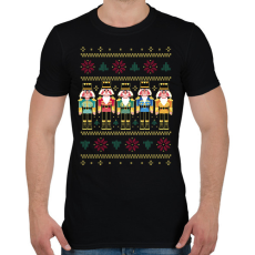 PRINTFASHION Diótörős csúnya pulcsi - Férfi póló - Fekete