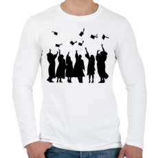 PRINTFASHION Diplomaosztó - Férfi hosszú ujjú póló - Fehér