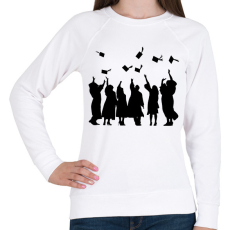 PRINTFASHION Diplomaosztó - Női pulóver - Fehér