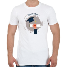 PRINTFASHION Diplomás lettem! - Férfi póló - Fehér