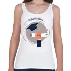 PRINTFASHION Diplomás lettem! - Női atléta - Fehér