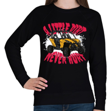 PRINTFASHION Dirt car - Női pulóver - Fekete női pulóver, kardigán