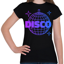 PRINTFASHION Disco - Női póló - Fekete női póló