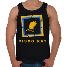 PRINTFASHION DISCO RAT - Férfi atléta - Fekete