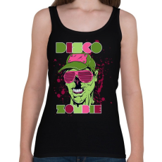 PRINTFASHION Disco Zombie - Női atléta - Fekete