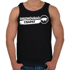 PRINTFASHION Disznóvágás csapat - Férfi atléta - Fekete atléta, trikó
