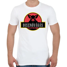 PRINTFASHION Disznóvágás  - Férfi póló - Fehér