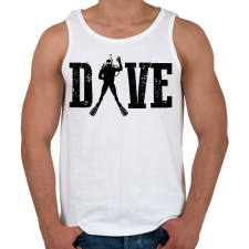 PRINTFASHION Dive - Búvár - Férfi atléta - Fehér atléta, trikó