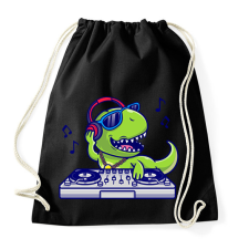 PRINTFASHION dj dino - Sportzsák, Tornazsák - Fekete tornazsák