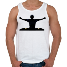 PRINTFASHION Dj - Férfi atléta - Fehér