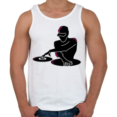 PRINTFASHION Dj - Férfi atléta - Fehér
