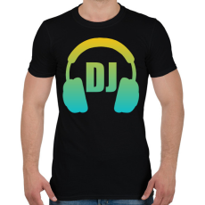 PRINTFASHION Dj - Férfi póló - Fekete
