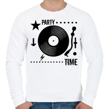 PRINTFASHION Dj - Férfi pulóver - Fehér férfi pulóver, kardigán