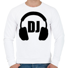 PRINTFASHION Dj - Férfi pulóver - Fehér férfi pulóver, kardigán