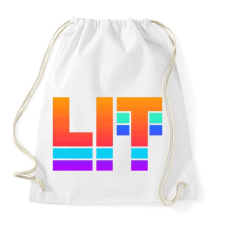 PRINTFASHION DJ LIT - Sportzsák, Tornazsák - Fehér tornazsák