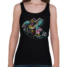 PRINTFASHION dj - Női atléta - Fekete