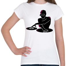 PRINTFASHION Dj - Női póló - Fehér