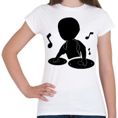 PRINTFASHION dj - Női póló - Fehér