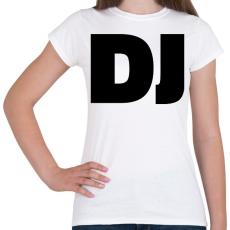 PRINTFASHION Dj - Női póló - Fehér