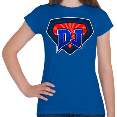 PRINTFASHION DJ - Női póló - Királykék