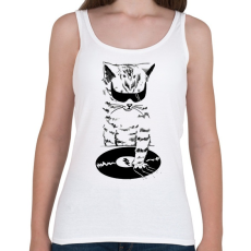 PRINTFASHION DJ SCRATCH - Női atléta - Fehér