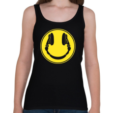 PRINTFASHION DJ Smile - Női atléta - Fekete