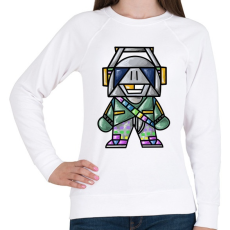 PRINTFASHION Dj Yonder - Fortnite - Női pulóver - Fehér