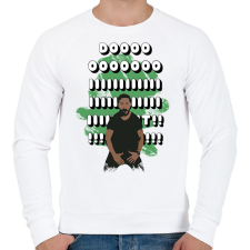 PRINTFASHION DO IT - Férfi pulóver - Fehér férfi pulóver, kardigán