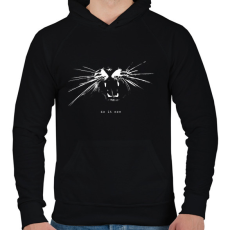 PRINTFASHION Do it now - Férfi kapucnis pulóver - Fekete