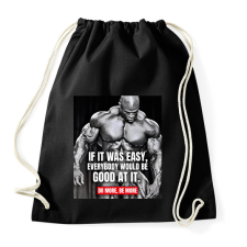PRINTFASHION Do more, Be more - Sportzsák, Tornazsák - Fekete tornazsák