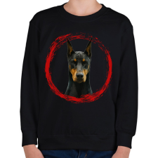 PRINTFASHION dobi kutyus - férfi - Gyerek pulóver - Fekete gyerek pulóver, kardigán