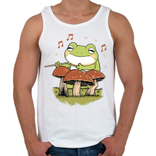 PRINTFASHION Dobos béka - Férfi atléta - Fehér atléta, trikó