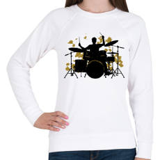 PRINTFASHION Dobos - Női pulóver - Fehér