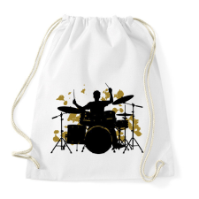 PRINTFASHION Dobos - Sportzsák, Tornazsák - Fehér tornazsák