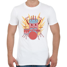 PRINTFASHION Dobos torta - Férfi póló - Fehér férfi póló