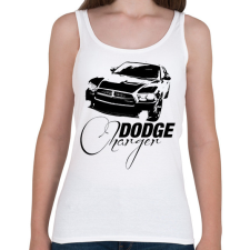 PRINTFASHION Dodge Charger  - Női atléta - Fehér női trikó