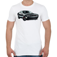 PRINTFASHION Dodge  - Férfi póló - Fehér