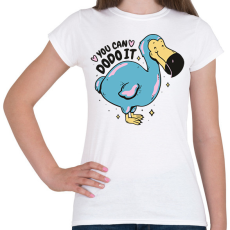 PRINTFASHION Dodó - Női póló - Fehér