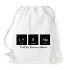 PRINTFASHION DoFFe - The Only Elements I Need - Sportzsák, Tornazsák - Fehér