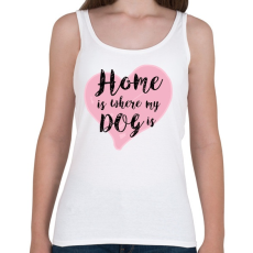 PRINTFASHION DOG LOVE - Női atléta - Fehér