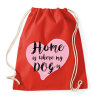 PRINTFASHION DOG LOVE - Sportzsák, Tornazsák - Piros