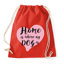 PRINTFASHION DOG LOVE - Sportzsák, Tornazsák - Piros tornazsák