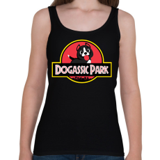 PRINTFASHION Dogassic Park - Női atléta - Fekete